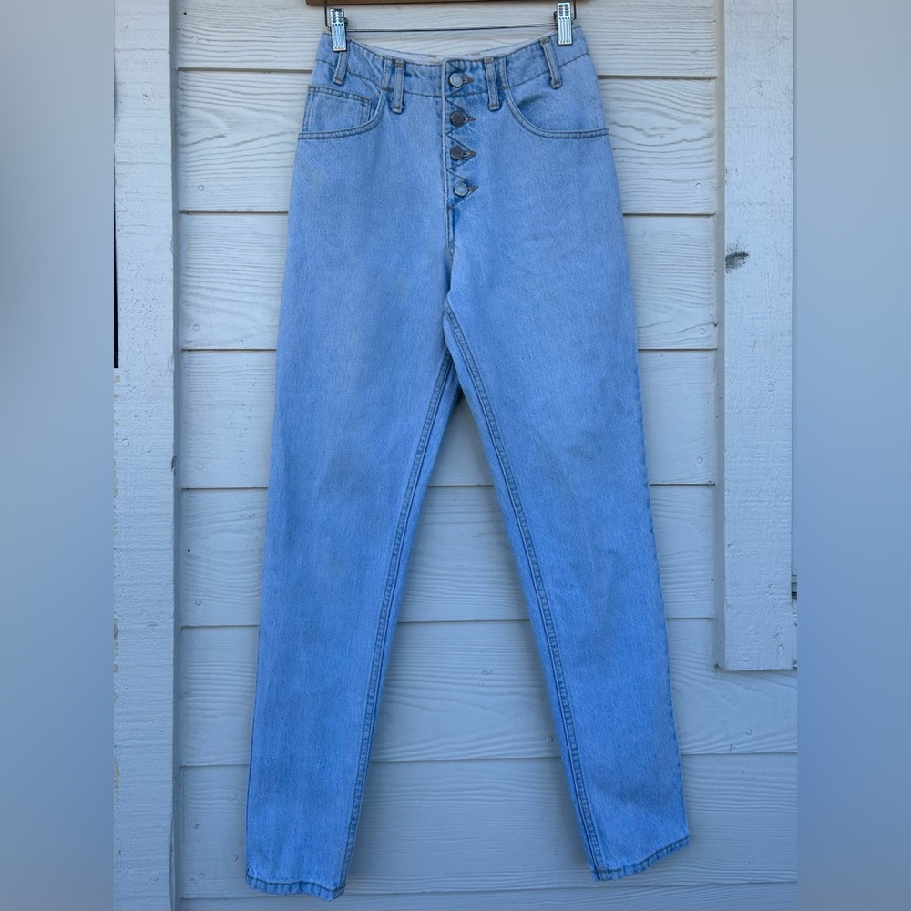 Vintage 80s Guess by George Marciano Jeans – High Waisted Button Fly – Size 26